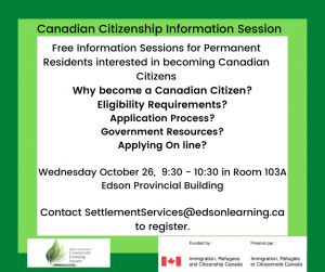 Canadian Citizenship Information Session