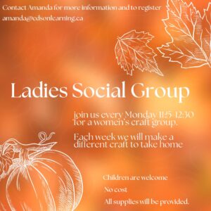 Ladies Social Group @ Room 101 Edson Provincial Building